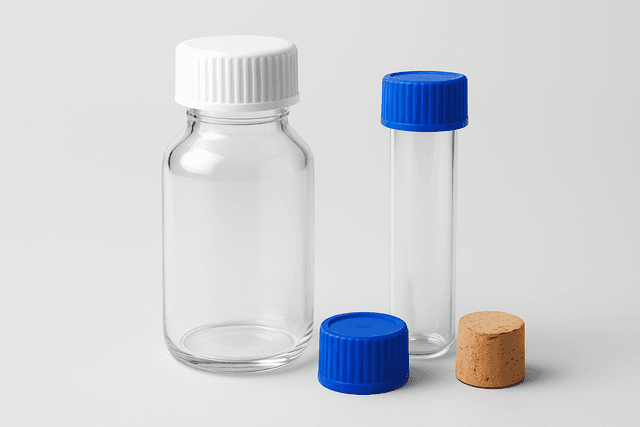 Screw Cap And Wooden Corck